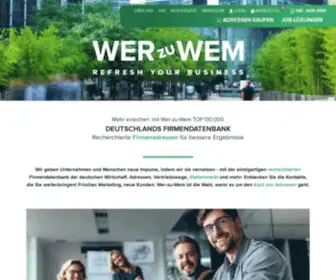 Wer-ZU-Wem.de(Firmenadressen) Screenshot