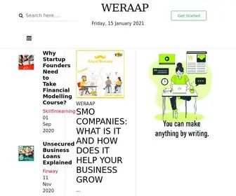 Weraap.com(Every human has something to express) Screenshot