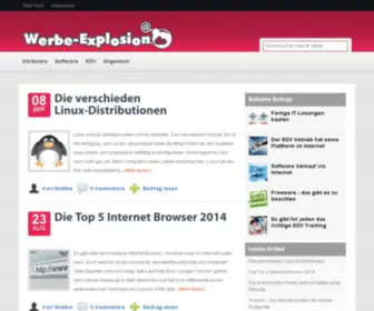 Werbe-Explosion.de(Werbe Explosion) Screenshot