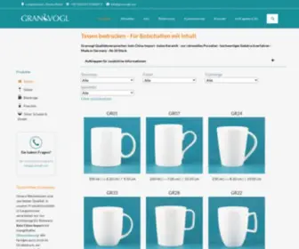 Werbe-Tassen-Mit-Druck.de(Tassen bedrucken bei Granvogl) Screenshot