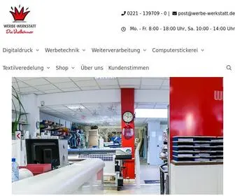 Werbe-Werkstatt.de(Werbe-Werkstatt Beate Stanek in Köln) Screenshot