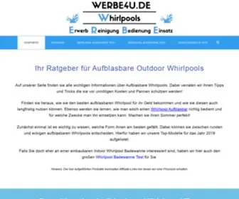 Werbe4U.de(Whirlpool Ratgeber Und Blog) Screenshot