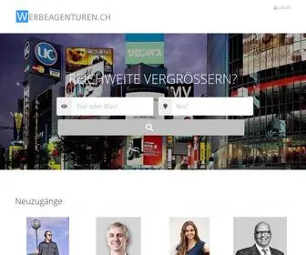 Werbeagenturen.ch(werbeagenturen) Screenshot