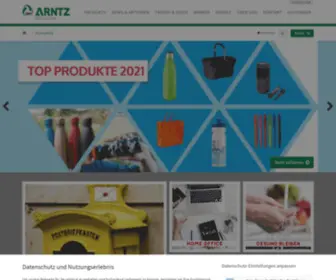 Werbeartikel-ARNTZ.de(Startseite) Screenshot