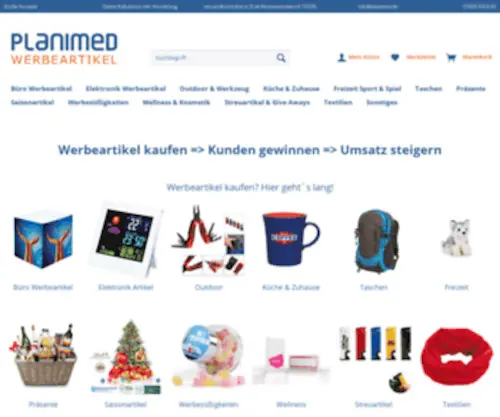 Werbeartikel-Planimed.de(Kaufen Sie Planimed Werbeartikel Ihre Vorteile) Screenshot