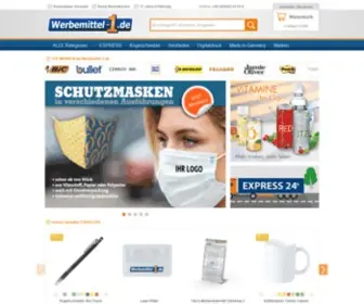 Werbemittel-1.de(Werbeartikel bedrucken) Screenshot