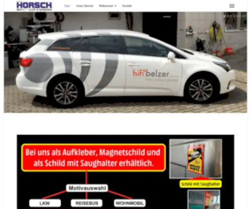 Werbetechnik-Horsch.de(Werbetechnik Horsch GmbH) Screenshot