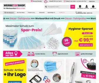 Werbetopshop.de(Werbeartikel Discount Werbemittel günstig Give) Screenshot