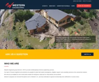 Werc.com(Western Engineering & Research Corporation) Screenshot