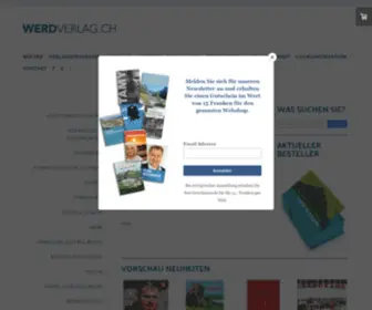 Werd-Verlag.ch(WERD & WEBER VERLAG) Screenshot