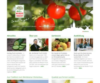 Werder-Frucht.de(Werder Frucht) Screenshot