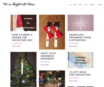 Werebrightathome.com(We're Bright At Home) Screenshot