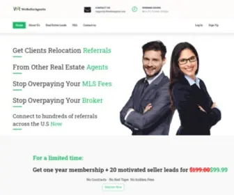 Wereferagents.com(Real Estate Referral System) Screenshot