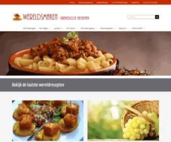 Wereldsmaken.com(Grenzeloze Recepten) Screenshot