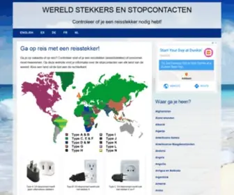 Wereldstopcontacten.nl(Controleer of je een Reisstekker nodig hebt) Screenshot
