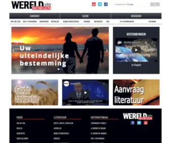 Wereldvanmorgen.org(Wereld Van Morgen) Screenshot