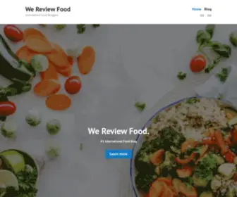 Wereviewfood.com(We Review Food) Screenshot