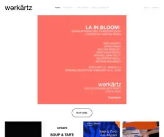 Werkartz.com(Wərkärtz) Screenshot