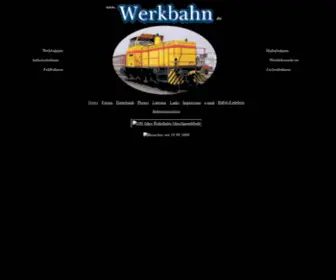 Werkbahn.de(Werkbahnen in Deutschland) Screenshot