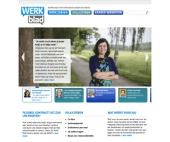 Werkbladmagazine.nl(Inspiratie en tips voor werk zoeken en vinden) Screenshot