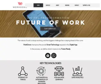 Werkdone.com(Navigating the future of work) Screenshot