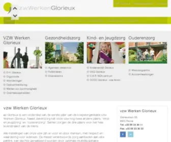 Werken-Glorieux.be(Welkom op V.Z.W) Screenshot