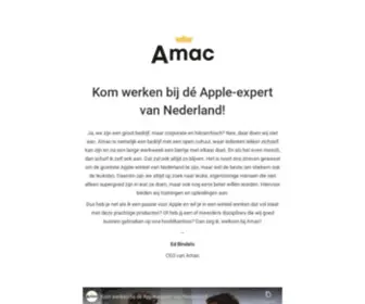 Werkenbijamac.nl(Amac) Screenshot