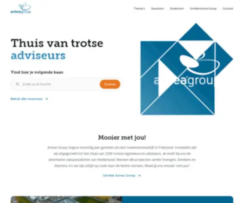Werkenbijanteagroup.nl(Werken bij Antea Group) Screenshot