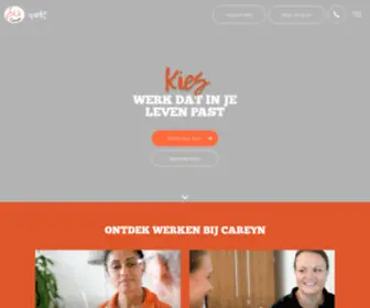 WerkenbijCareyn.nl(Werken bij Careyn) Screenshot