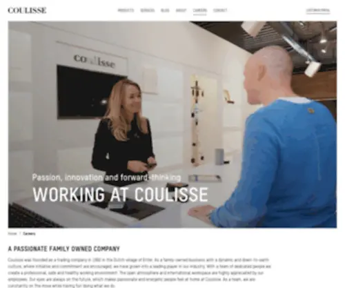 WerkenbijCoulisse.com(Careers ) Screenshot