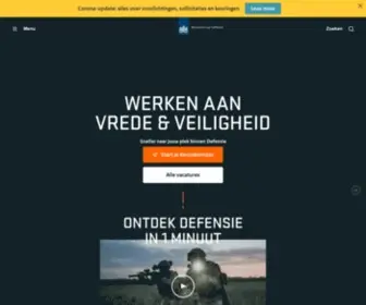 WerkenbijDefensie.nl(Werken bij Defensie) Screenshot