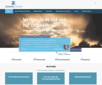 WerkenbijDimencegroep.nl(Werken bij Dimence Groep) Screenshot