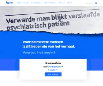 WerkenbijFivoor.nl(Werken aan een veilige maatschappij) Screenshot