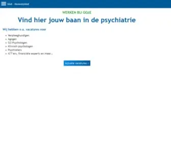 Werkenbijggze.nl(GGzE) Screenshot