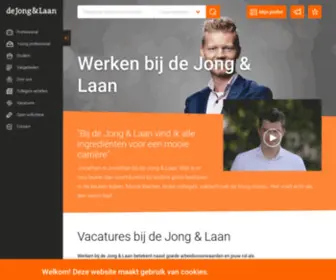 Werkenbijjonglaan.nl(Werken bij de Jong & Laan) Screenshot
