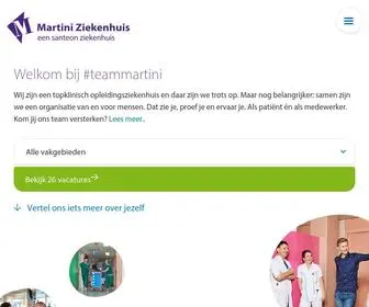 WerkenbijMartiniziekenhuis.nl(Welkom bij #teammartini) Screenshot