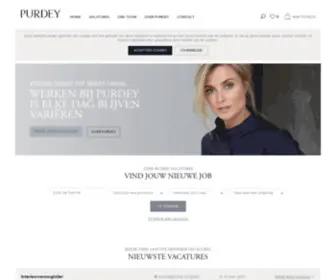 WerkenbijPurdey.nl(Werken bij Purdey) Screenshot