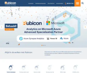 Werkenbijrubicon.nl(In de wolken met Rubicon) Screenshot