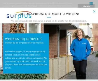 Werkenbijsurplus.nl(Werken bij Surplus) Screenshot