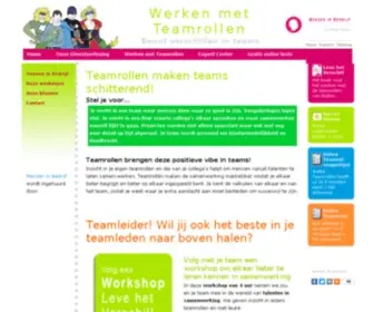 Werkenmetteamrollen.nl(Teamrollen van Belbin) Screenshot