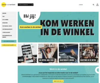 Werkindewinkel.nl(Werk in de Winkel) Screenshot