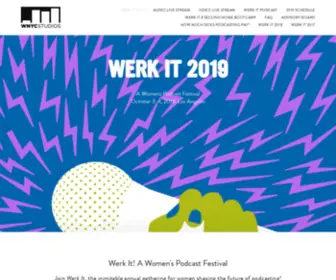 Werkitfestival.com(Werk It: A Women's Podcast Festival) Screenshot