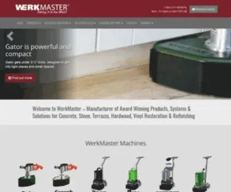 Werkmaster.com(Floor Grinding &amp; Polishing Equipment Manufacturer) Screenshot