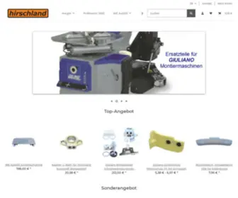 Werkstatt-Onlineshop.de(Hirschland GmbH Werkstatt) Screenshot