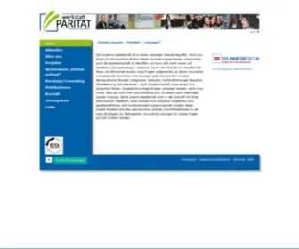 Werkstatt-Paritaet-BW.de(Werkstatt PARITÄT gemeinnützige GmbH) Screenshot