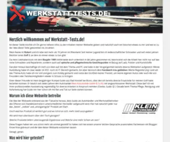 Werkstatt-Tests.de(Über) Screenshot