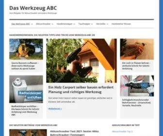 WerkZeug-ABC.de(Das Werkzeug ABC) Screenshot