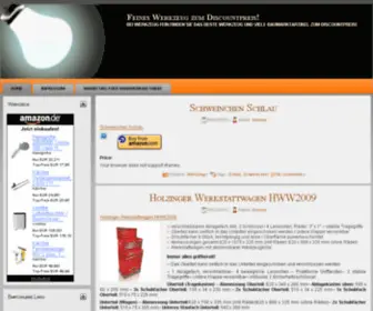WerkZeug-Fein.info(Feines Werkzeug zum Discountpreis) Screenshot