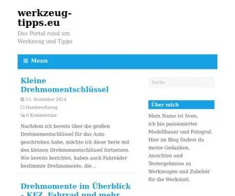 WerkZeug-Tipps.eu(Kleine Drehmomentschlüssel. Drehmomente im Überblick) Screenshot