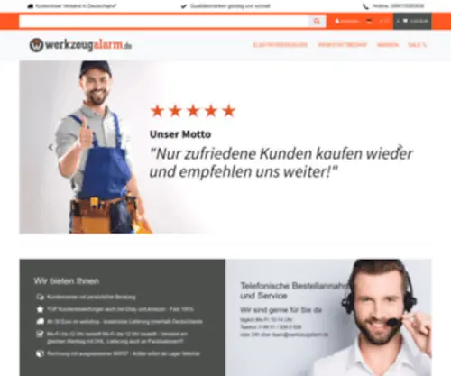 WerkZeugalarm.de(PlentyShop LTS) Screenshot